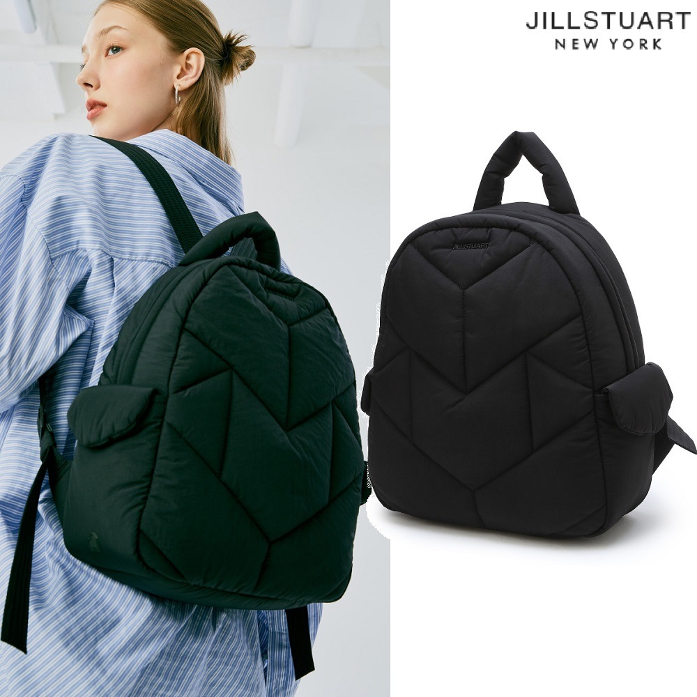 [23FW][ROSELLA] Rosella Pudding Black Quilting Backpack 韓国人気 韓国ファッション 女性バッグ 大学生 ファッションバッグ 24,500円