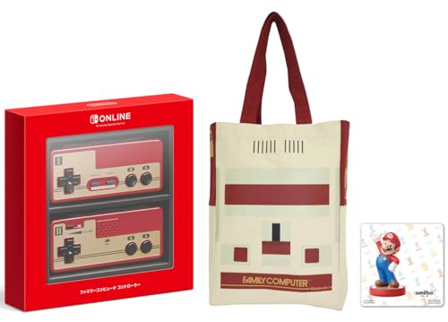 【任天堂純正品】ファミリーコンピュータ コントローラー ファミリーコンピュータトートバッグ (【Amazon.co.jp限定】オリジナルステッカー 同梱)