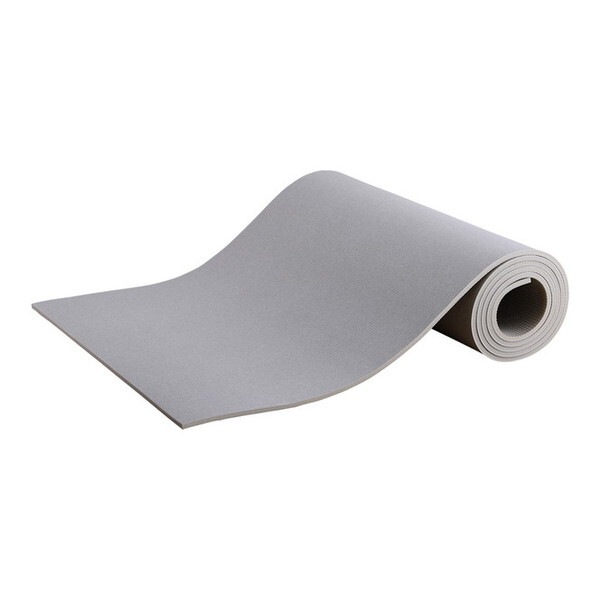 ホームテイスト PRM-1150SL 継ぎ目がない!PVCロールマット スリムロング(110×500cm) グレー メーカー直送