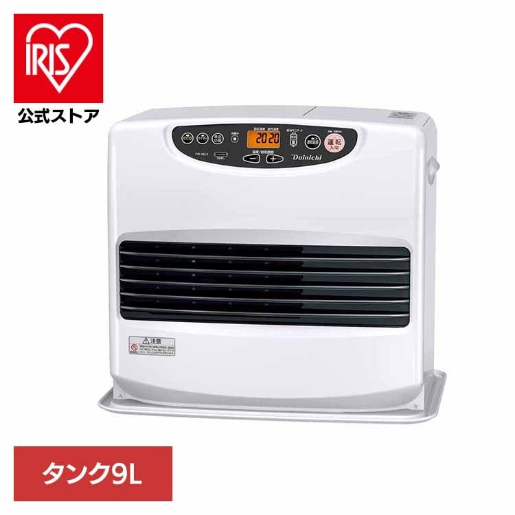 【人気商品】ダイニチ 石油ファンヒーター ヒーター ストーブ 灯油 消臭 省エネ パワフル 石油FH・Lタイプ 木造17畳コンクリ23畳・タンク9L ムーンホワイト FW-66L5-W ダイニチ