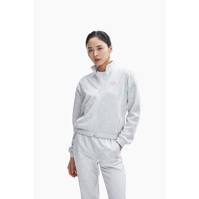 女性コットンポリ セミクロップ トレーニング トップス / PW3WN24S171_GN