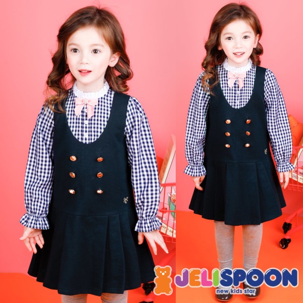 スクールプリーツワンピース/子供服 5,559円