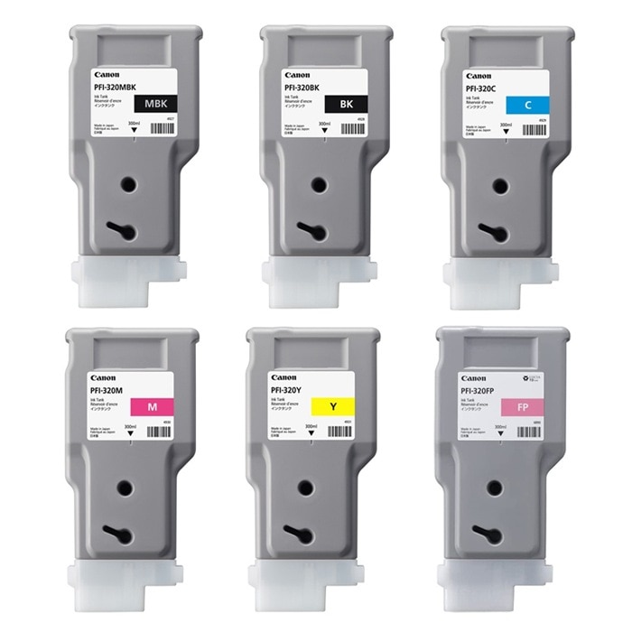 純正 インクタンク 300ml 6色セット MBK/BK/C/M/Y/FP PFI-320-6SET