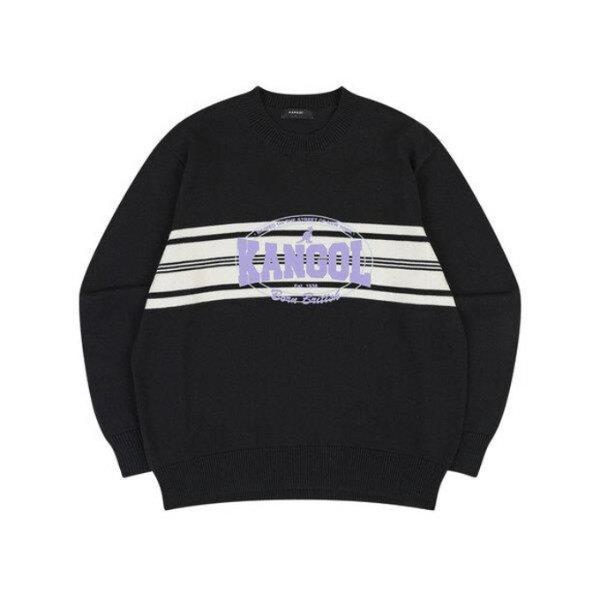 M長袖Tシャツ CQK KQFC-KN18870BK カレッジバーシティセーター 1887 ブラック