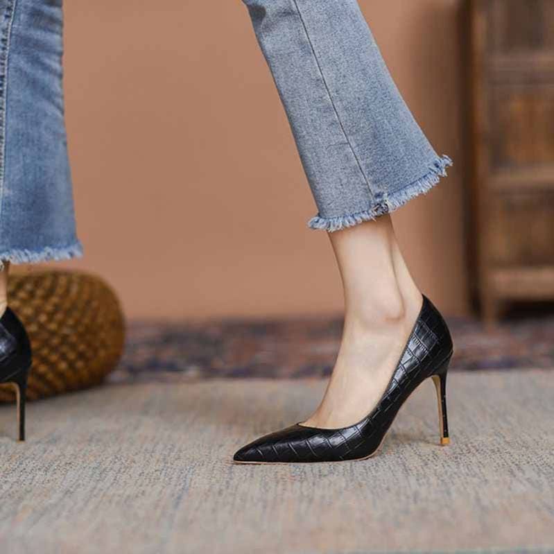 500円OFFクーポン レディース パンプス ハイヒール ポインテッドトゥ エナメル ピンヒール 美脚 ヒール ピンヒール 歩きやすい 靴 シューズ オフィス 通勤用 フォーマル 美脚 結婚式 二次会