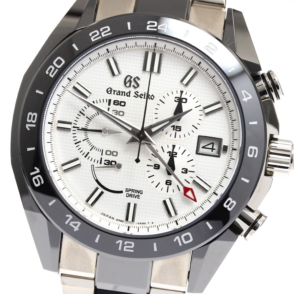 セイコー SEIKO SBGC221/9R86-0AG0 グランドセイコー スポーツコレクション GMT スプリングドライブ メンズ 美品 _902550【中古】