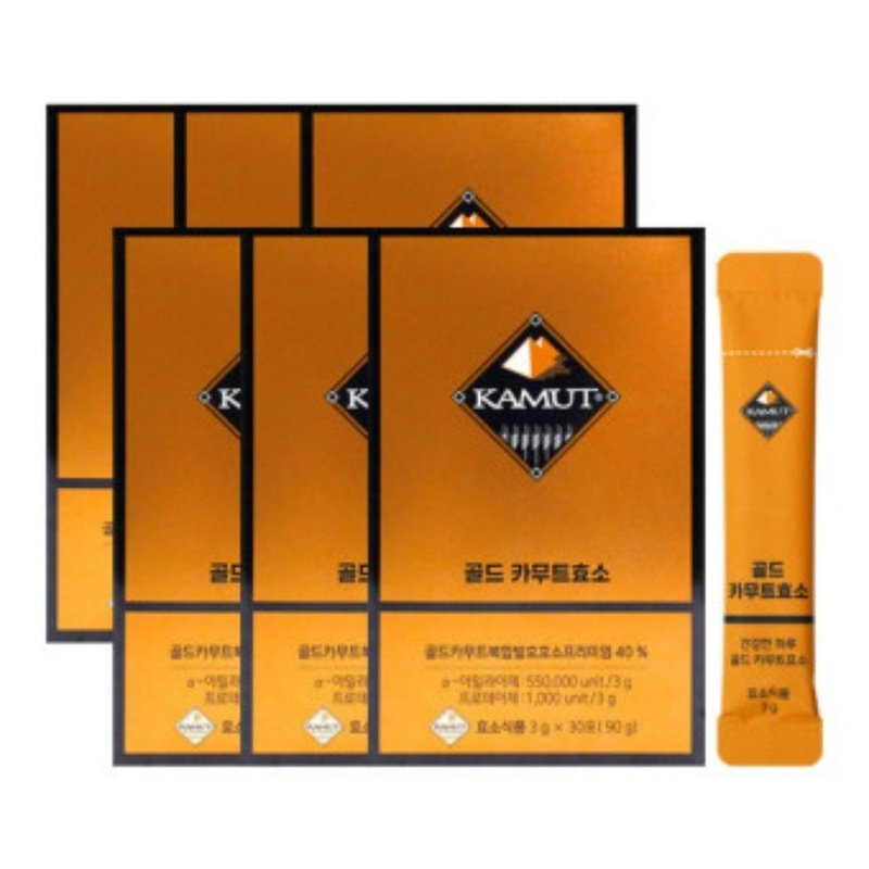 KAMUTゴールドカムート酵素30包消化穀物発酵カミュート90gX6個