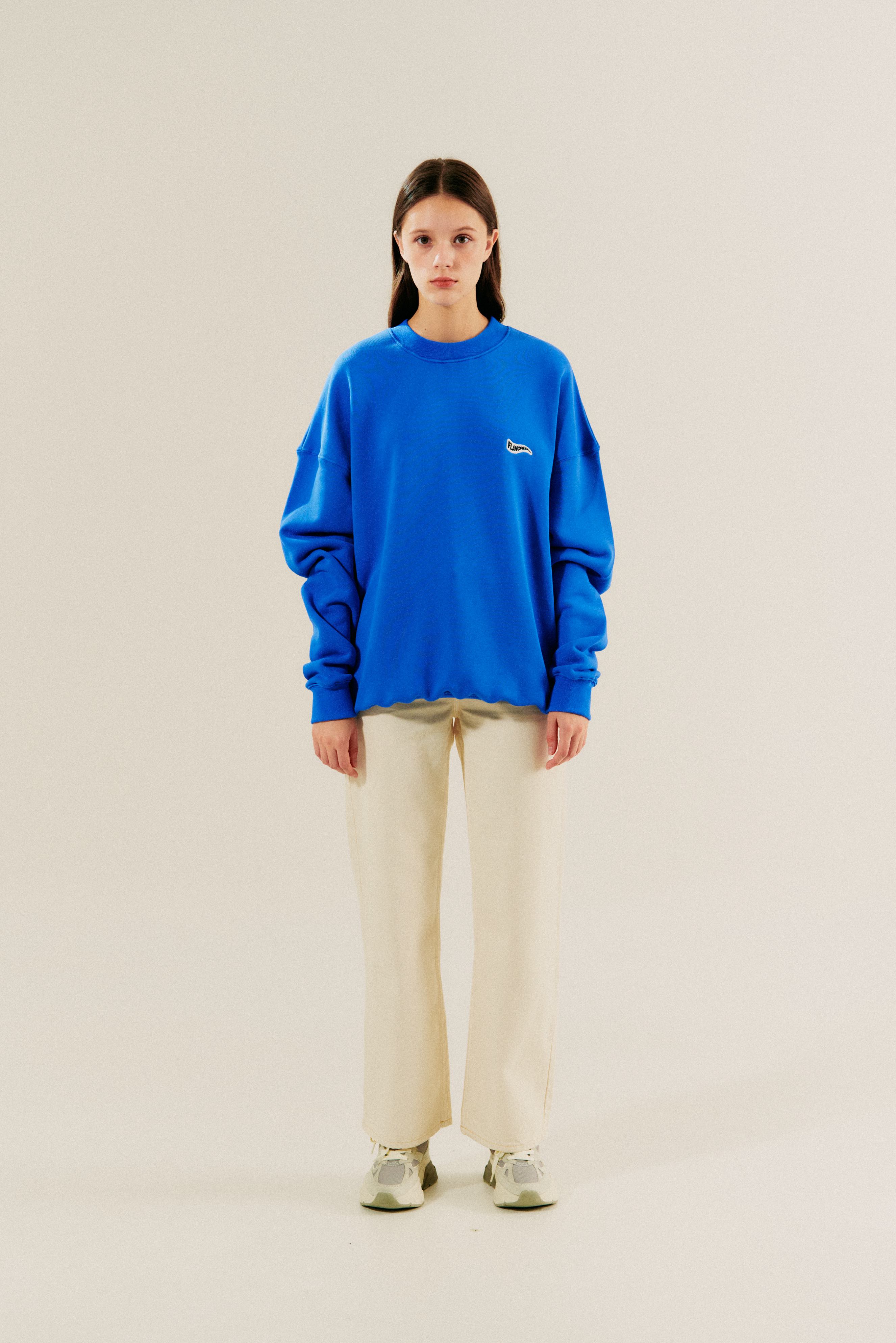 WAVE LOGO SWEATSHIRT (BLUE)