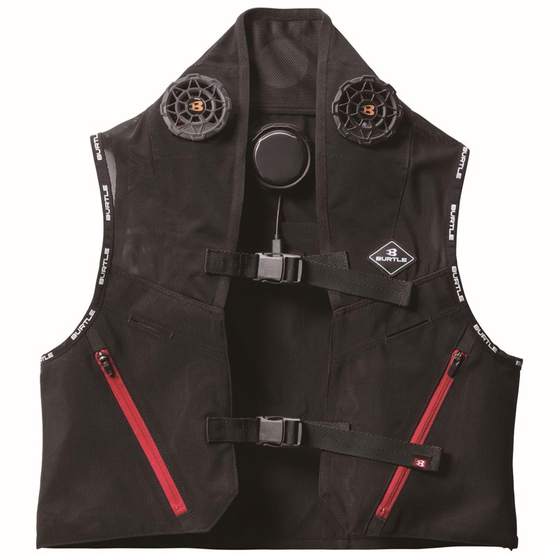 BURTLE バートル アイスクラフトベスト IC101S ペルチェ冷却ユニット搭載 ユニセックス フリーサイズ