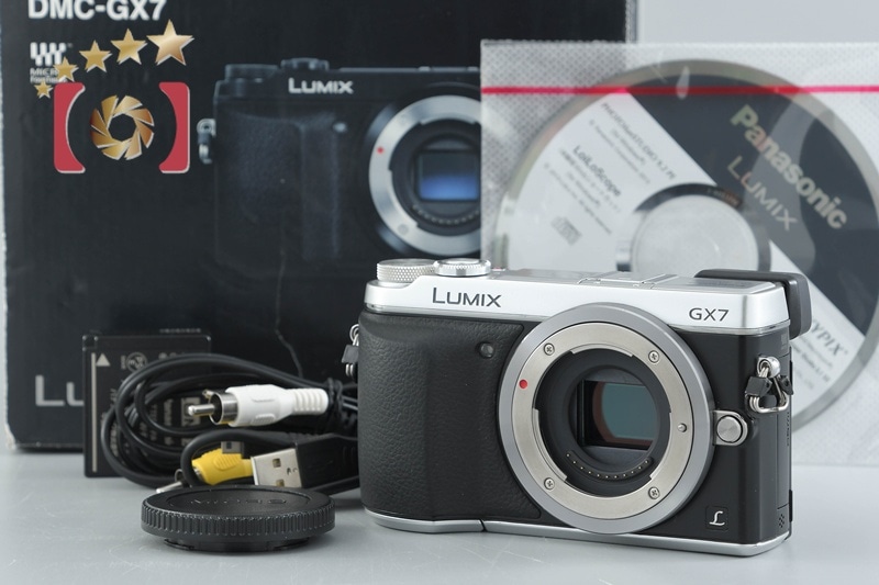 LUMIX DMC-GX7 シルバー ミラーレス一眼カメラ シャッター回数僅少 元箱付き