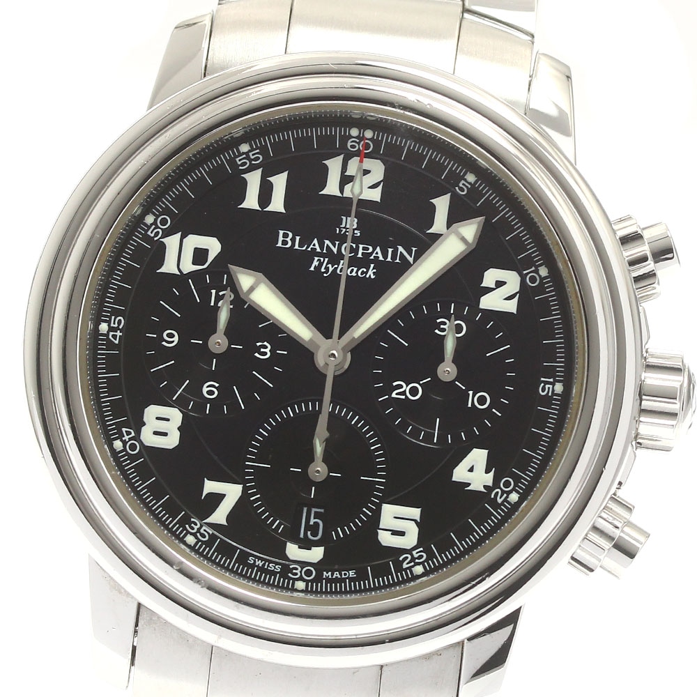 ブランパン Blancpain 2185F-1130-71 レマン フライバック クロノグラフ 自動巻き メンズ 良品 _880148【中古】