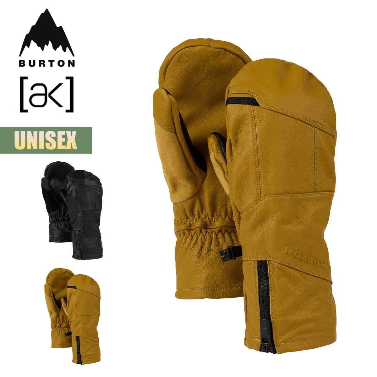 グローブ 24-25 [ak] レザー テック ミトン W25JP-131671 [ak] Leather Tech Mitten スノーボードグローブ ユニセックス メンズ レディース