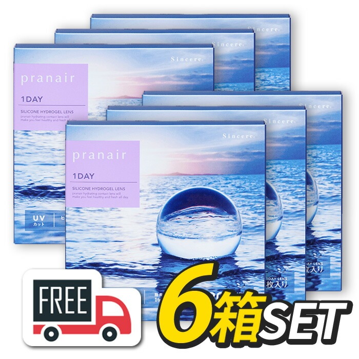 プラネアワンデー（1箱30枚入）6箱 1day コンタクトレンズ 1日使い捨て