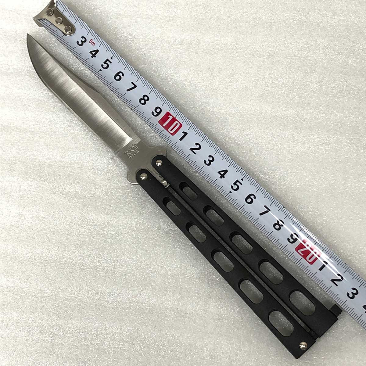 【中古・未使用品】Bear & Son 114B Folding Balisong Butterfly Knife /バタフライナイフ ブラック ハンドル Made in U.S.A. ナイフ