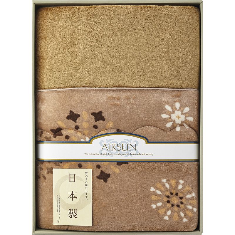 吸湿発熱わた入り 国産やわらかタッチ毛布ふとん L-B 6,303円