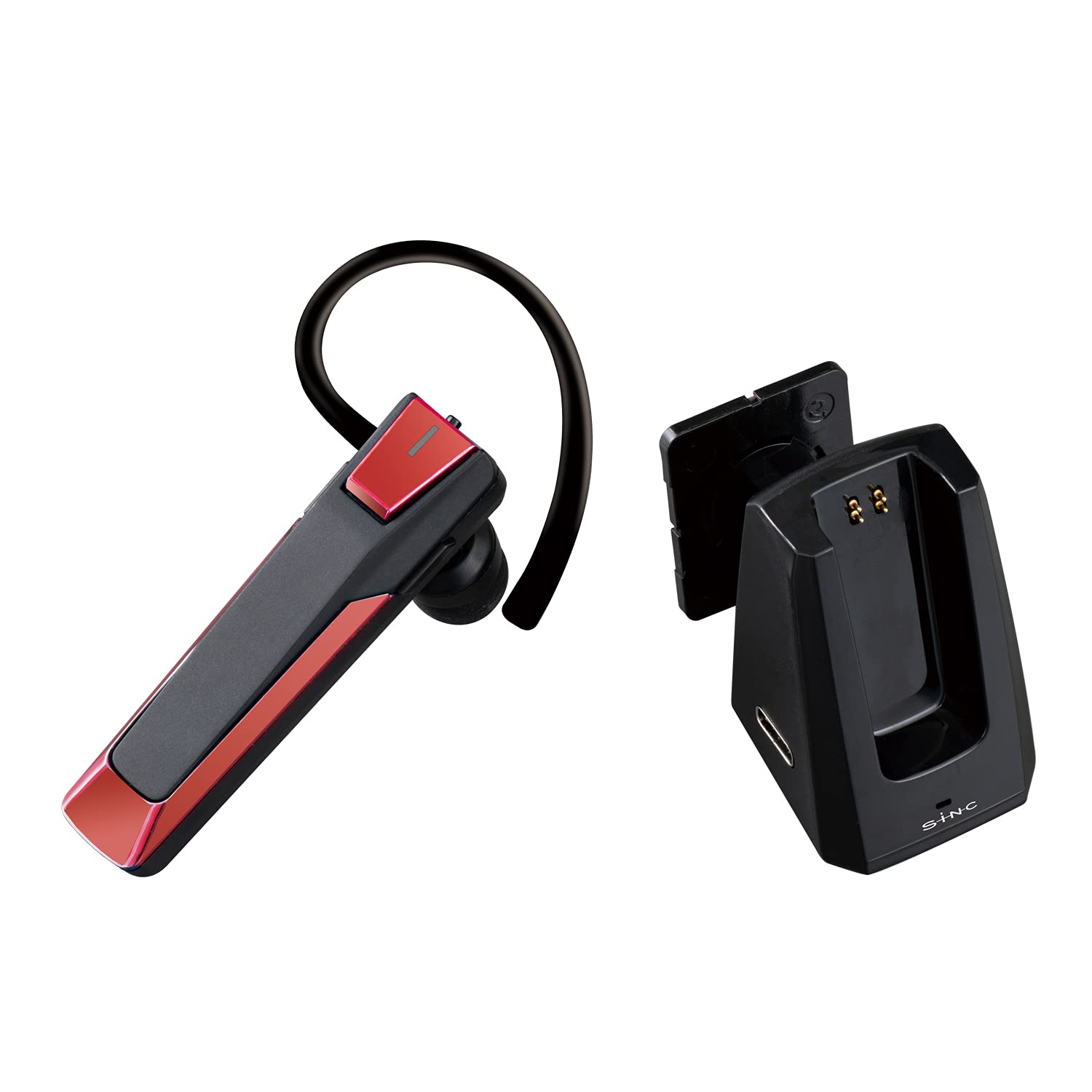 全国送料無料！！ セイワ(SEIWA) 車内用品 Bluetoothワイヤレスイヤホンマイク ver5.1 BTE171 レッド ノイズキャンセリング 防水 IPX5