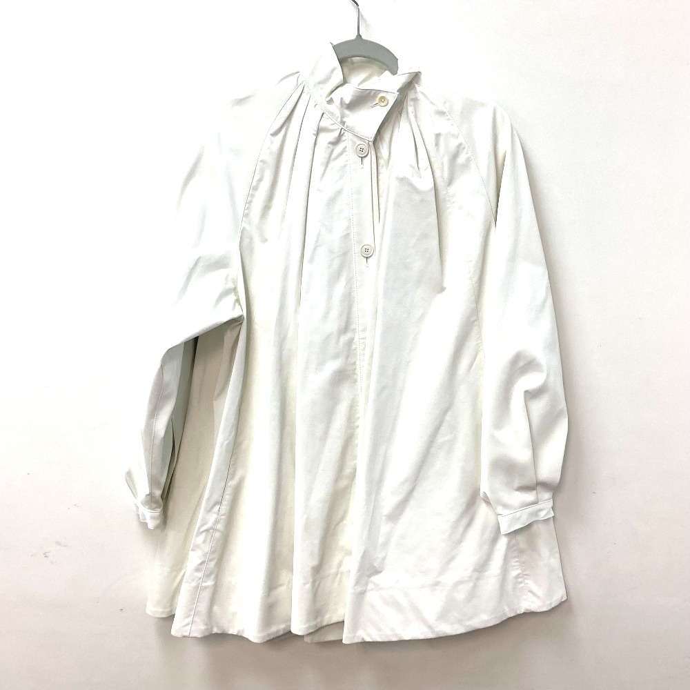 IRENE アイレネ ジャケット 23A83002 Silky Leather Shirt Jacket アウター 革ジャン ライダース レザージャケット 長袖 アパレル 合皮 ホワイト