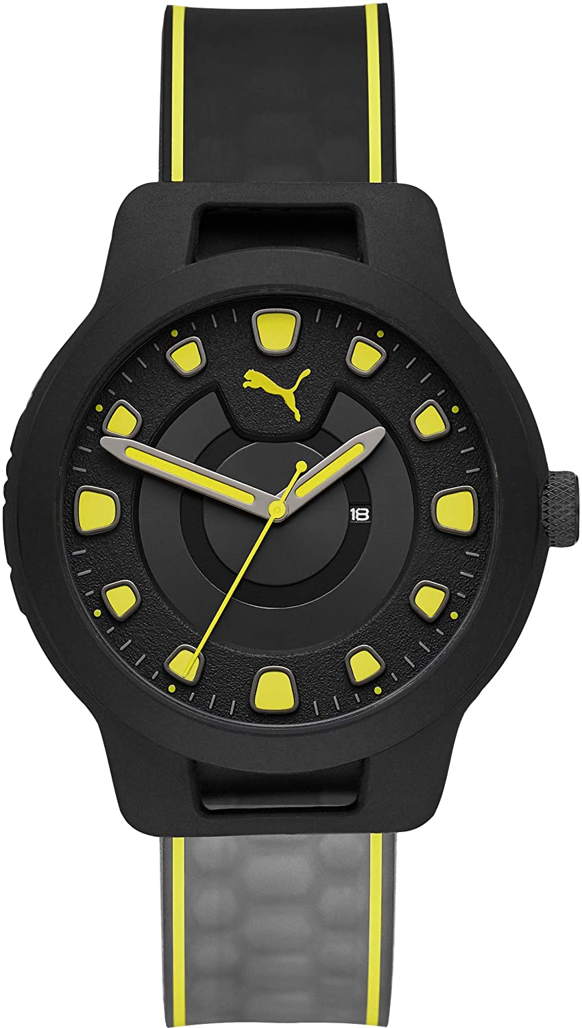 【本日限定価格】 プーマ ブラック 輸入品 メンズ P5025 V1 RESET 腕時計 165