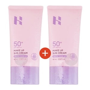 [ 1+1 ] メイクアップ日焼け止め 60ml / SPF50+ PA+++　/　2本入り