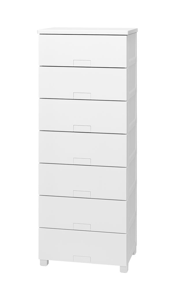 天馬 FCH-F5507W フィッツチェストフルフラット5507　7段（ホワイト） FCHF5507W