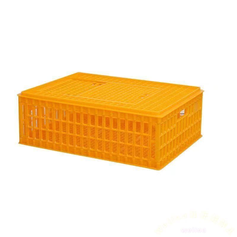 鶏輸送ケージ生鶏篭メッシュコンテナ角型バスケット　XXXXX　チキンアヒル鶏ガチョウの移動保管に通気性良く運搬しやすい飼育用品