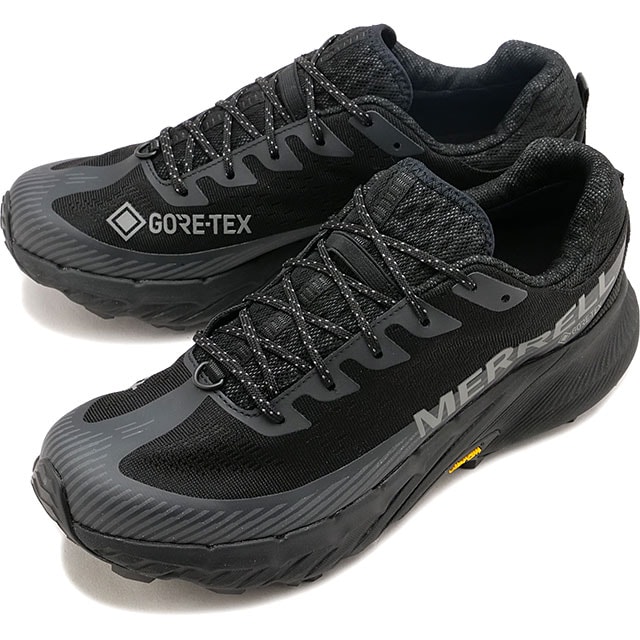 スニーカー アジリティー ピーク5 ゴアテックス [J067745] M AGILITY PEAK 5 GORE-TEX メンズ 靴 トレイルランニングシューズ 防水 BLACK/BLACK