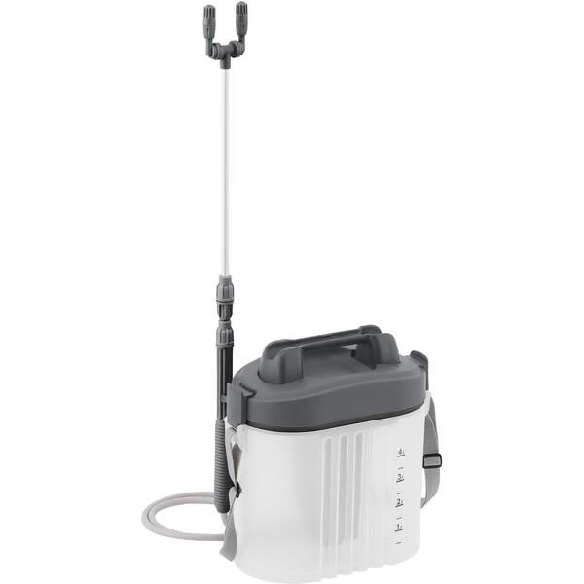 アイリスオーヤマ 噴霧器 電池式 タンク容量4L ツインノズル 除草 IR-4W ダークグレー 園芸 水やり 除草 害虫駆除 消毒