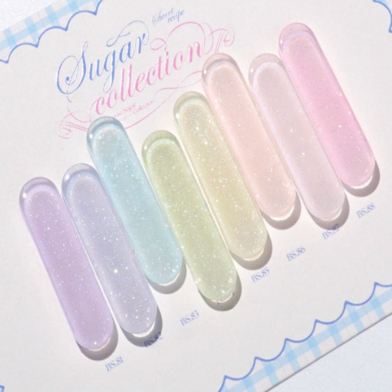 BY MUSE / Sugar Glitter Syrup gel 8 set / Nail
