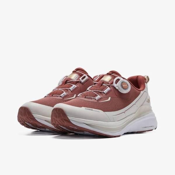 女性防水ダイヤル楽な履き心地のウォーキングスニーカー ファントムソニック BXコーラル 915616