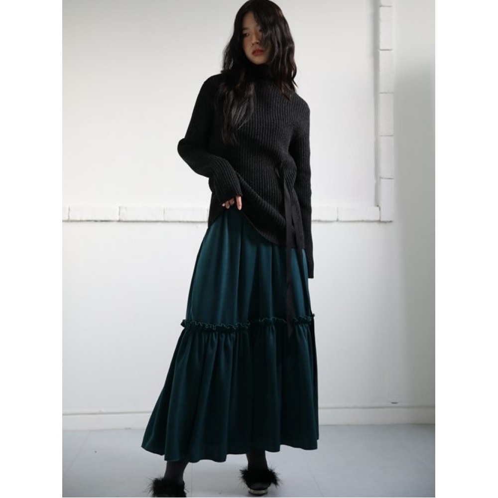 ごめんなさい愛しすぎです (ごめんなさい愛しすぎです) ダフネダブルシャーリングスカート_グリーン