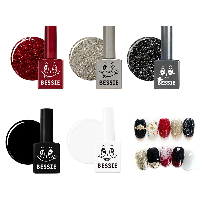 [BESSIE] HOLIDAY BLACKandWHITE 5種1セット