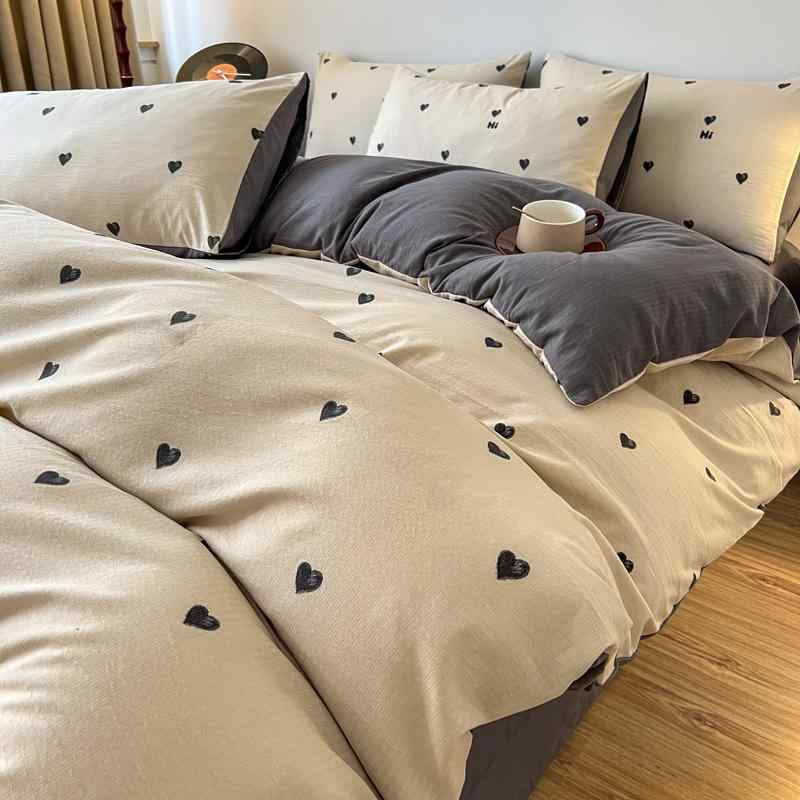 韓国 シングル セミ ダブル クイーン キング 寝具 カバー シーツ 布団 かわいい おしゃれ ベッド