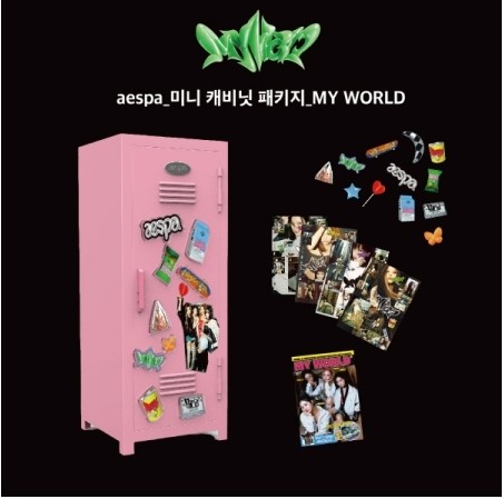 aespa- MINI CABINET PACKAGE [ MY WORLD MD ]