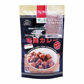 風と光 奄美カレー 中辛 180gx24