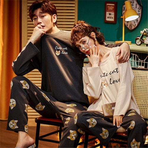 ペアパジャマ 敬老の日 長袖 結婚祝い プレゼント ルームウェア 冬 カップル パジャマ 部屋着 綿 ペア 退職お祝い Rsa11176868 ギフト 秋冬