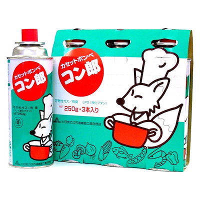 他サイト： 東海 カセットボンベ コン郎 3本入の商品画像