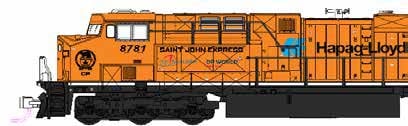 ホビーセンターカトー (N) 176-8961 GE ES44AC CP #8781 ホビーセンターカトー176-8961