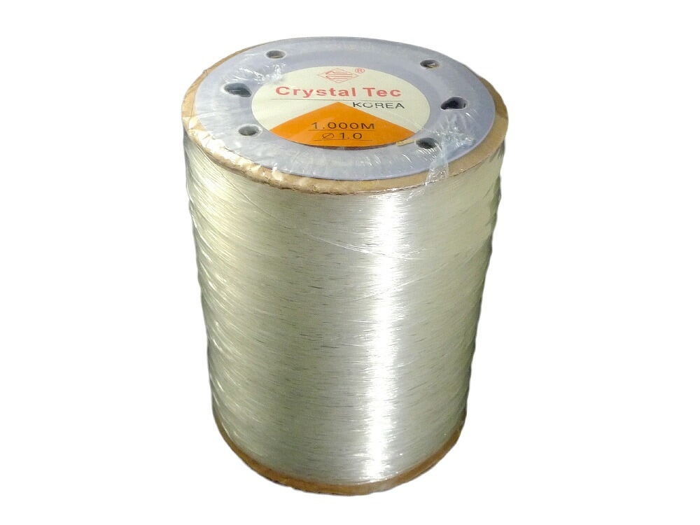 大容量 1000M シリコンゴム 1.0mm 透明/クリア ブレスレット用 ポリウレタン ゴム オペロンゴム ハンドメイド アクセサリーパーツ 材料 アクセサリー パーツ ハンドメイドパーツ ハンドメ