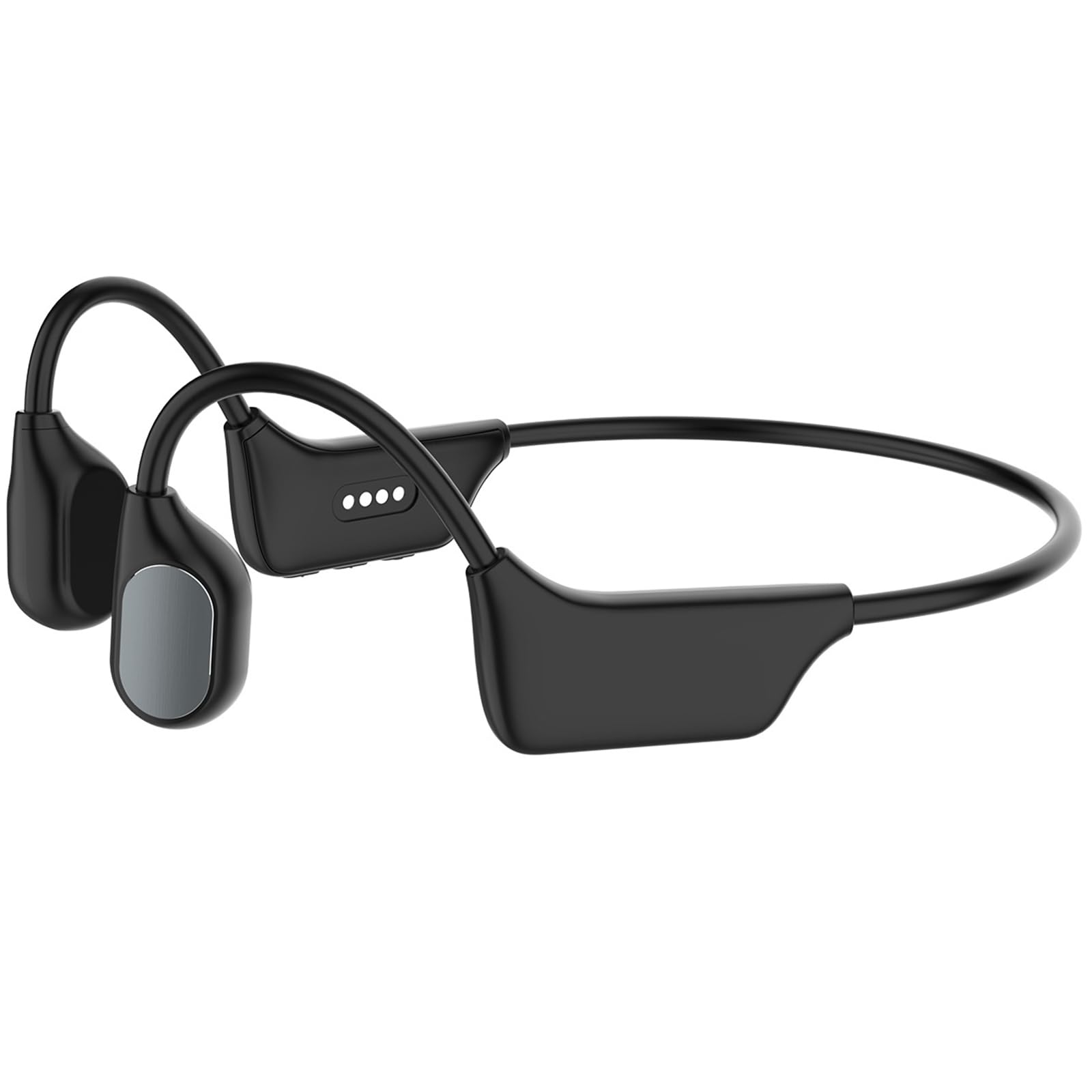 Vimaydo【2025年革新型】 集音器 骨伝導 イヤホン 軽量 ワイヤレス USB充電式 4段階音量調節 軽量 耳に入る必要はない ノイズ低減 ハウリング防止 電話/音楽対応 紛失対策 日本語説明