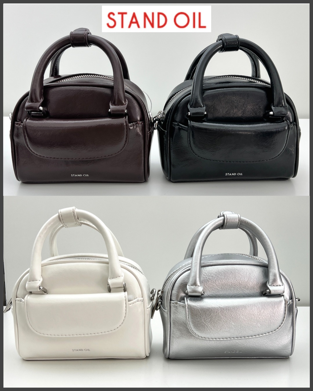 Qoo10 STAND OIL CHUBBY BAG TINY 2way