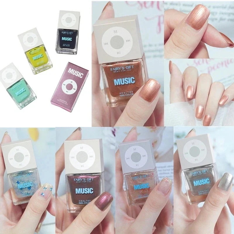 【まとめ買い価格 10セット1配送】5+2大人気マニキュア40色無毒長持ネイルカラーつけ爪ネイルパーツネイルチップネイルシールジェルネイルポリジェル学生女性韓国感はがせるジェルネイル