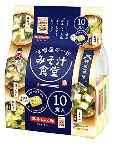 他サイト： 神州一味噌 フリーズドライ みそ汁食堂 味噌屋の一杯 10食×2袋の商品画像