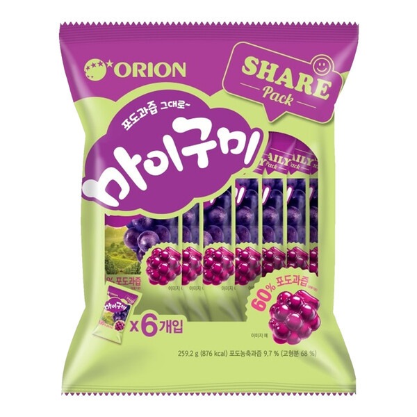 オリオンブドウ果汁まままで マイグミ 259.2g x 12個