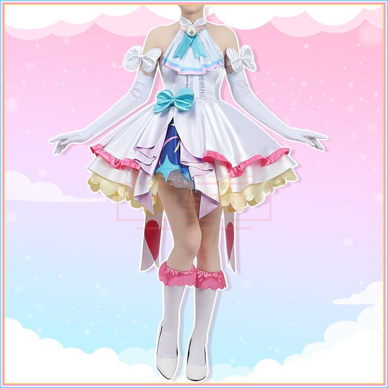 短纳期激.安!価!ひろがるスカイプリキュア キュアプリズム 虹ヶ丘ましろ コスプレ衣装 靴 コスチューム 演出服 アニメ ゲーム ハロウィン