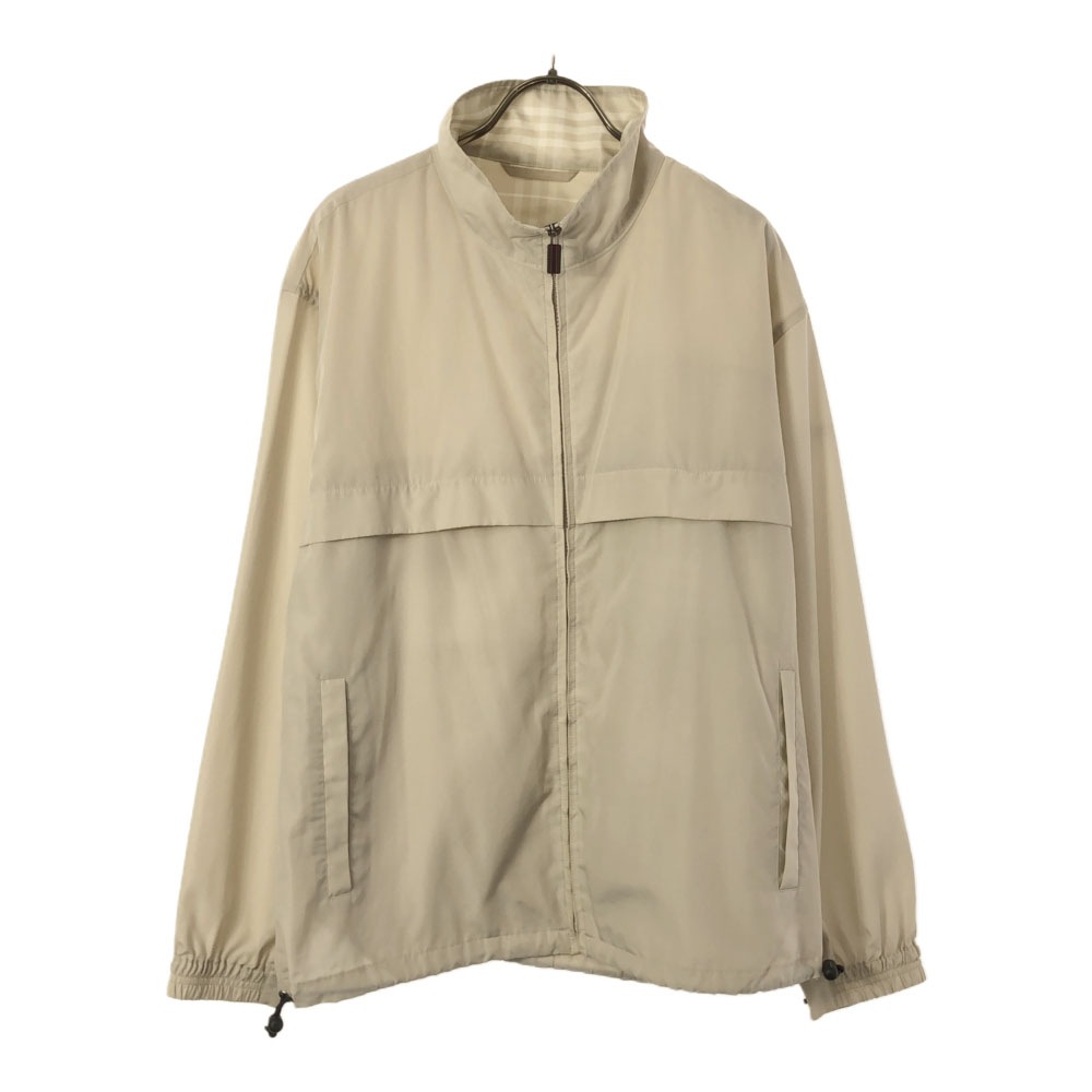 バーバリーゴルフ 日本製 ゴルフ 長袖 ジップジャケット L クリーム BURBERRY GOLF メンズ