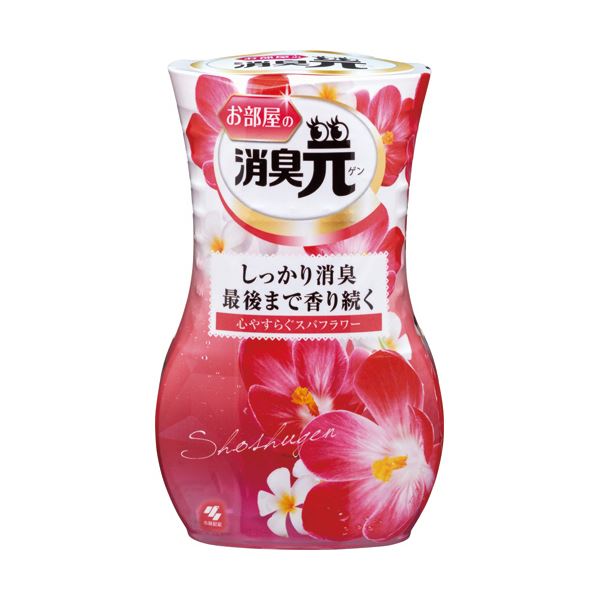 （まとめ）小林製薬 お部屋の消臭元 心やすらぐスパフラワー 400ml 1セット（5個） (×3セット)