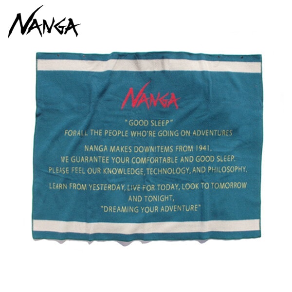 ナンガ TRADITIONAL BLANKET GREEN GRAY 140cm×100cm NA2244-3Z403 N1N1GZX3 ナンガトラディショナルブランケット