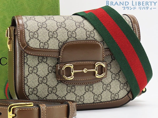 Qoo10] GUCCI 新品同様グッチGGスプリームホースビット