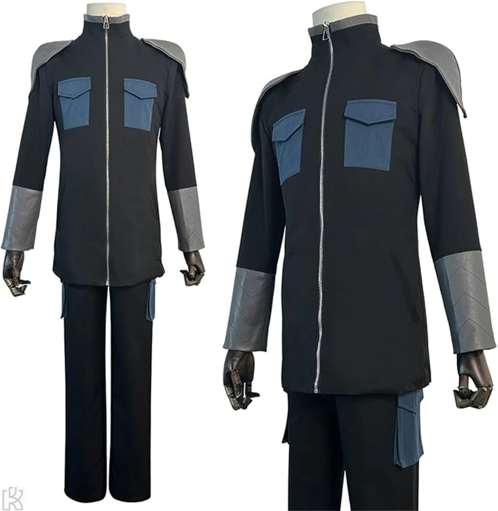 演出服祝日贈り物 コスチュームアニメハロウィン仮装 怪獣8号 コスプレ衣装 戦闘服 防衛隊 連体タイツ 宗四郎戦闘 怪獣保科