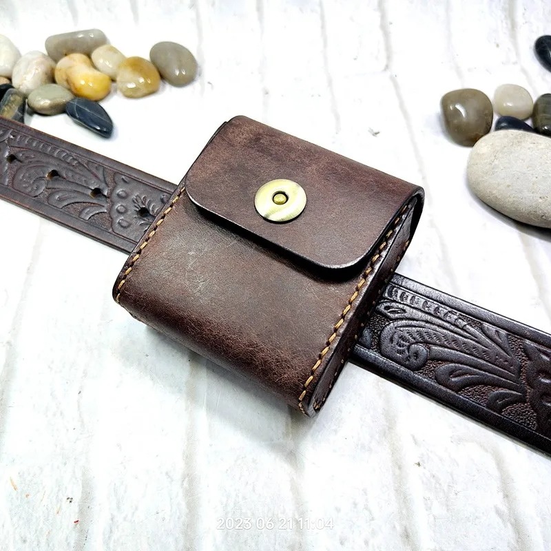 Blongk-多機能キーホルダー,男性と女性用,ウエストバッグ,本革,車,キーケース,ベルトパック,1652cg